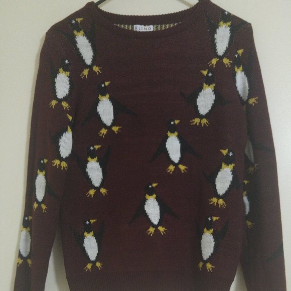 🐧 Pole-to-Pole Panache Penguin Sweater 🐧 - Picture 2 of 2